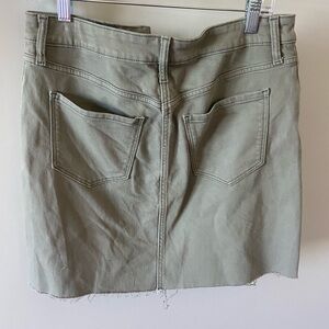 Old Navy Sage Green Denim Skirt
